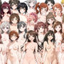 【女性のみ-Normal】41キャラ イラストまとめ ＋ 34人背の順イラスト〜全裸Version〜